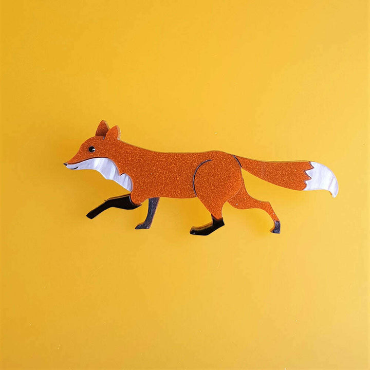 Woodland Fox Brooch by Cherryloco Jewellery 2