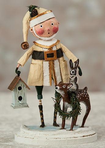 Woodland Santa Holiday Figurine by Lori Mitchell - Quirks!