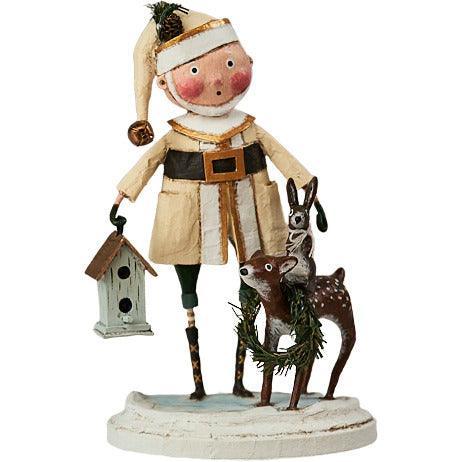 Woodland Santa Holiday Figurine by Lori Mitchell - Quirks!