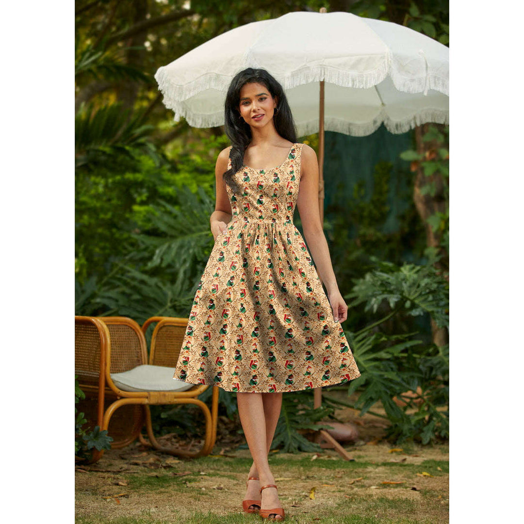 Woodland Scout Fit & Flare Dress
