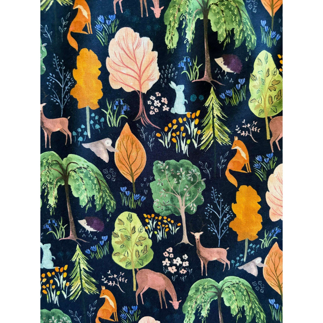 Woodland Vintage Dress in Navy