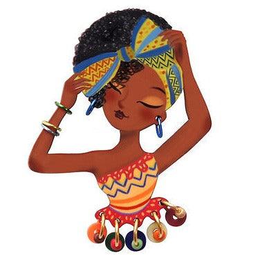 World Day of African Culture brooch by LaliBlue - Quirks!