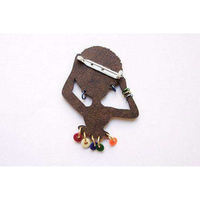 World Day of African Culture brooch by LaliBlue - Quirks!