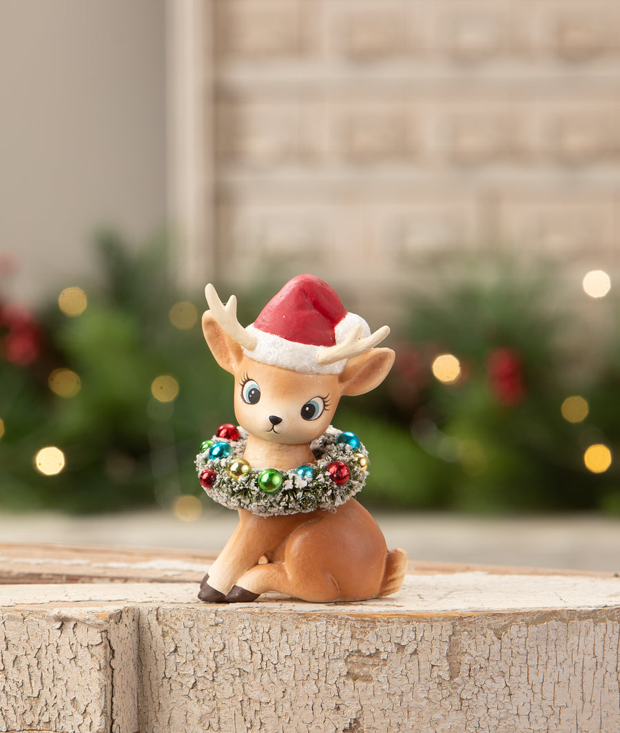 Twinkle Santa's Reindeer by Bethany Lowe Designs, christmas decor