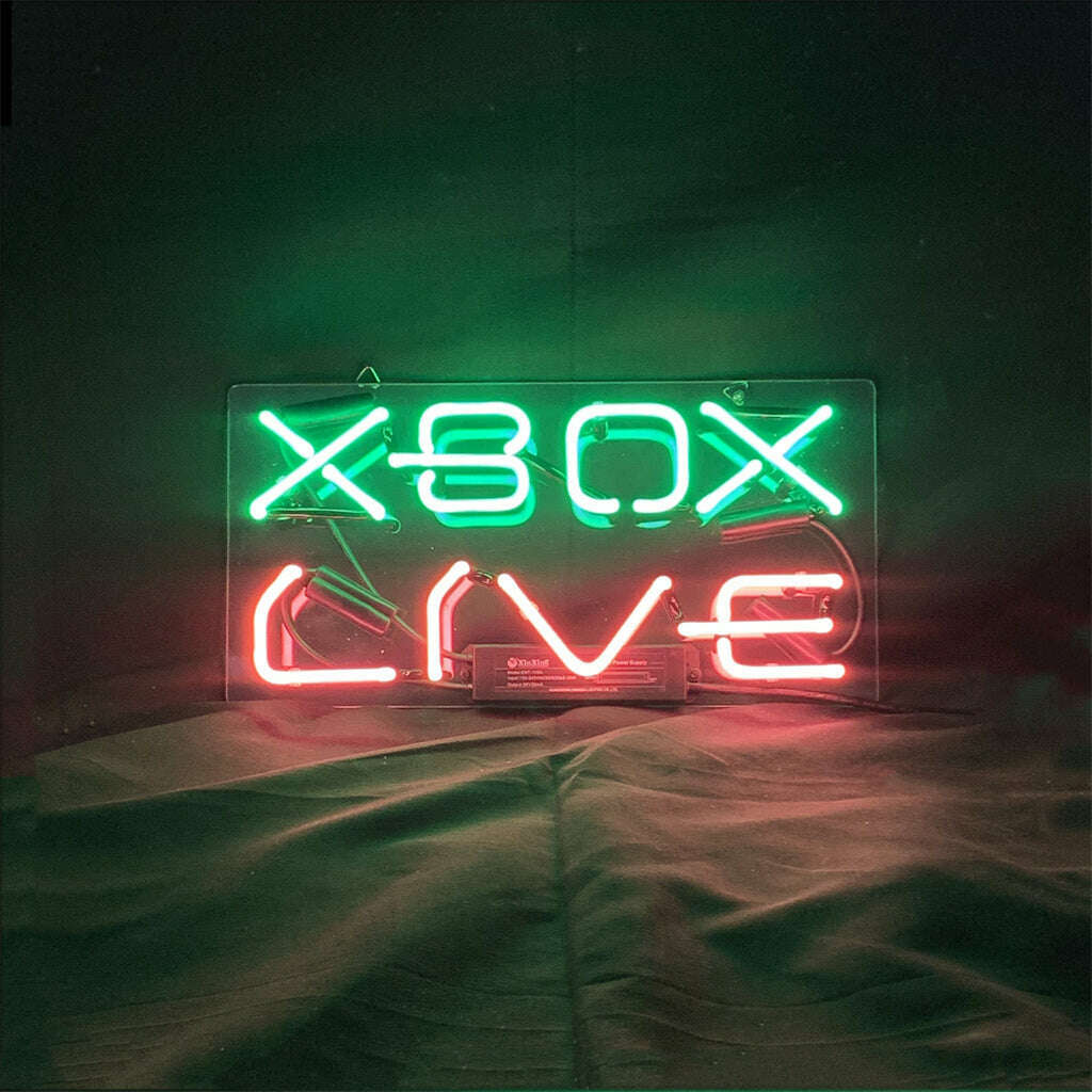 Xbox Live Neon Signs