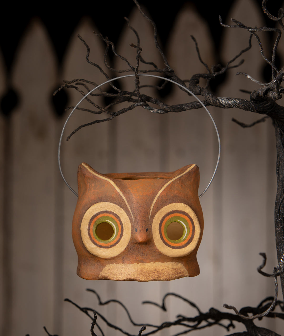 Small Hootin Owl Bucket by Bethany Lowe Designs, image 3