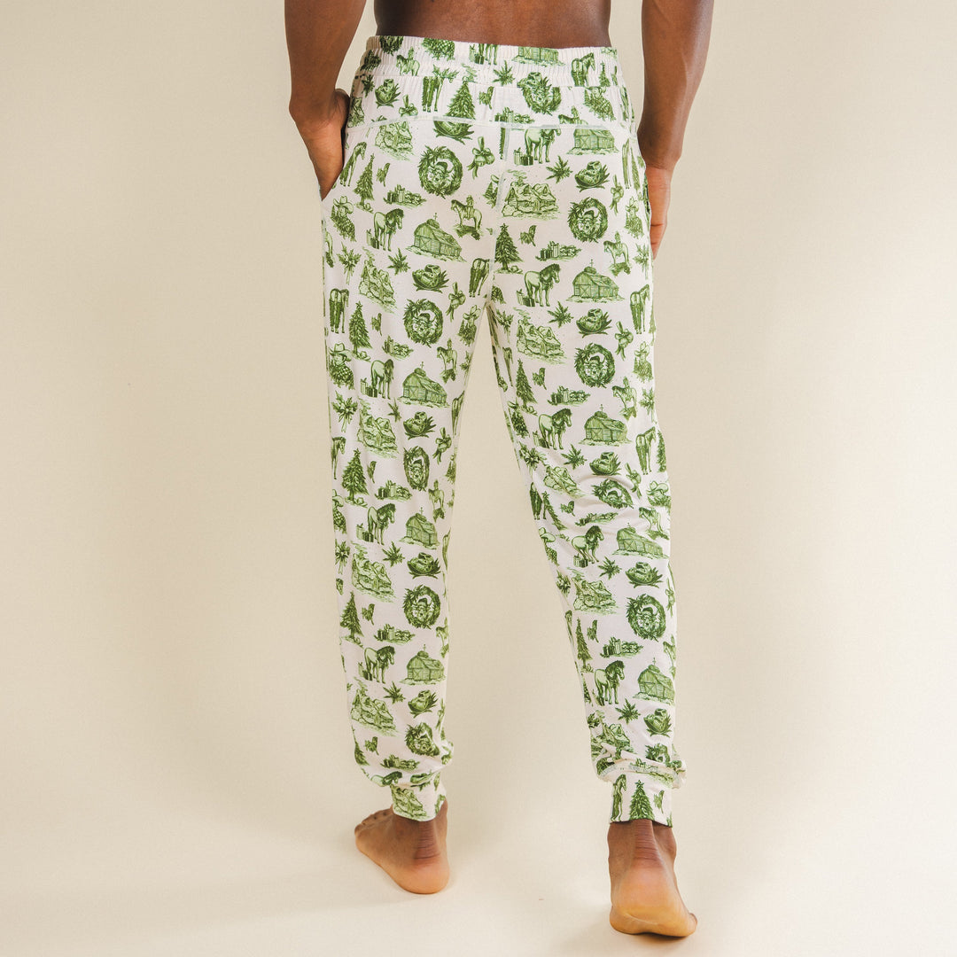 The Western Wonderland | Western Toile SleepDeep™ Men’s Pajama Joggers
