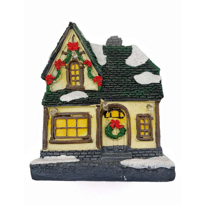 Yellow House. Christmas Village by Wizardi F07-N1-6-600100D