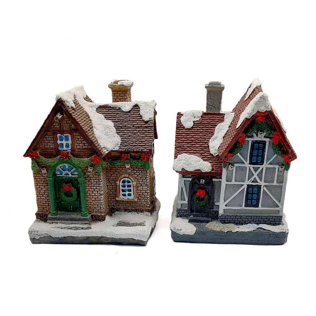 Yellow House. Christmas Village by Wizardi F07-N1-6-600100D