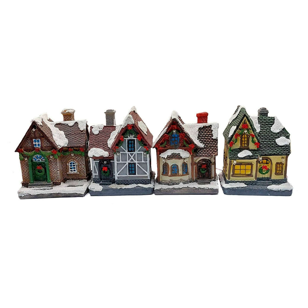 Yellow House. Christmas Village by Wizardi F07-N1-6-600100D