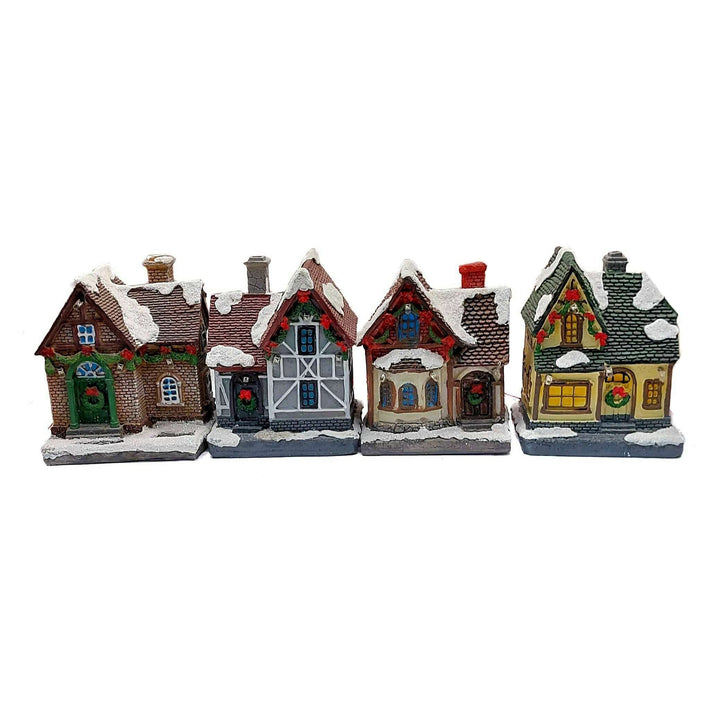 Yellow House. Christmas Village by Wizardi F07-N1-6-600100D