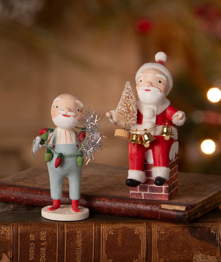 Santa on Chimney by Bethany Lowe Designs, image 6