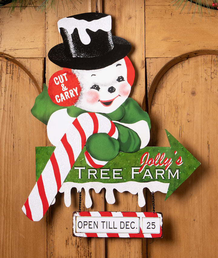 Jolly's Tree Farm Sign by Bethany Lowe Designs, image 2