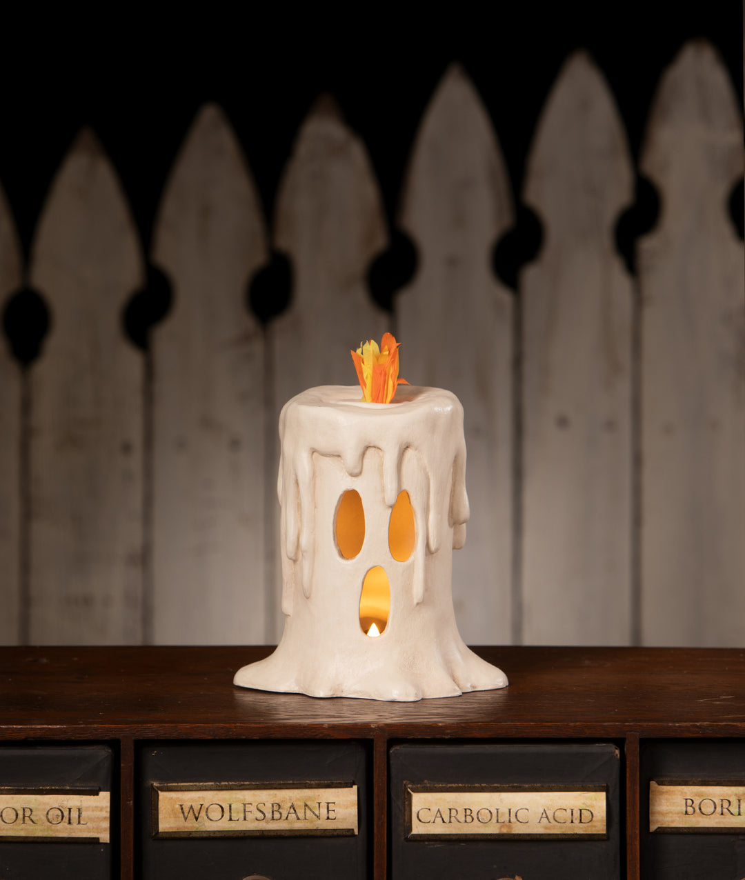Tall Flam'in Candle Luminary by Bethany Lowe Designs, image 4