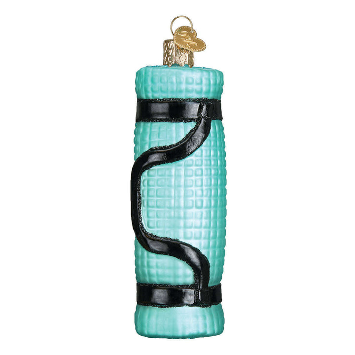 Old World Christmas Yoga Mat Blown Glass Ornament