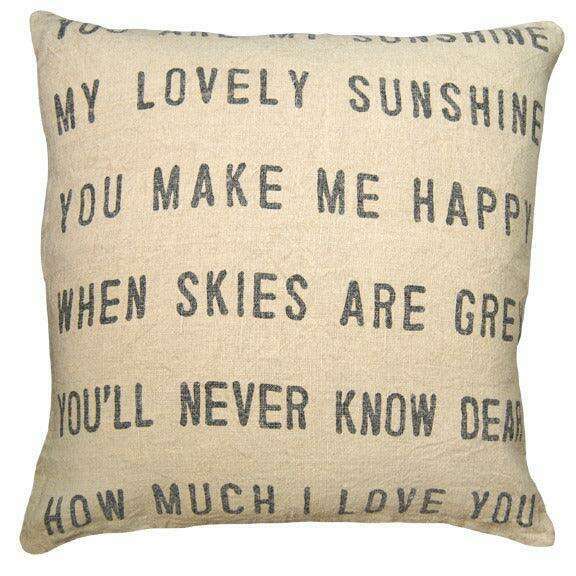 "You Are My Sunshine" Pillow - Quirks!