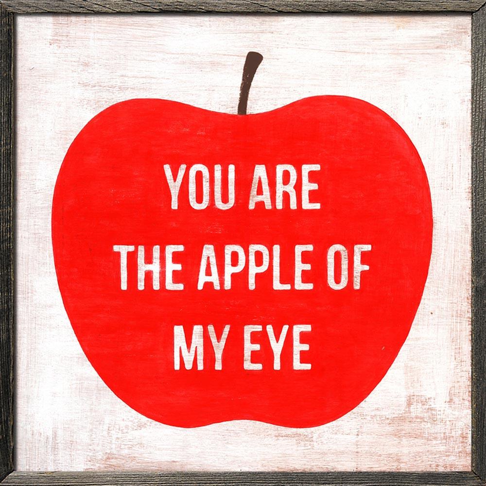 "You Are The Apple Of My Eye" Art Print - Quirks!