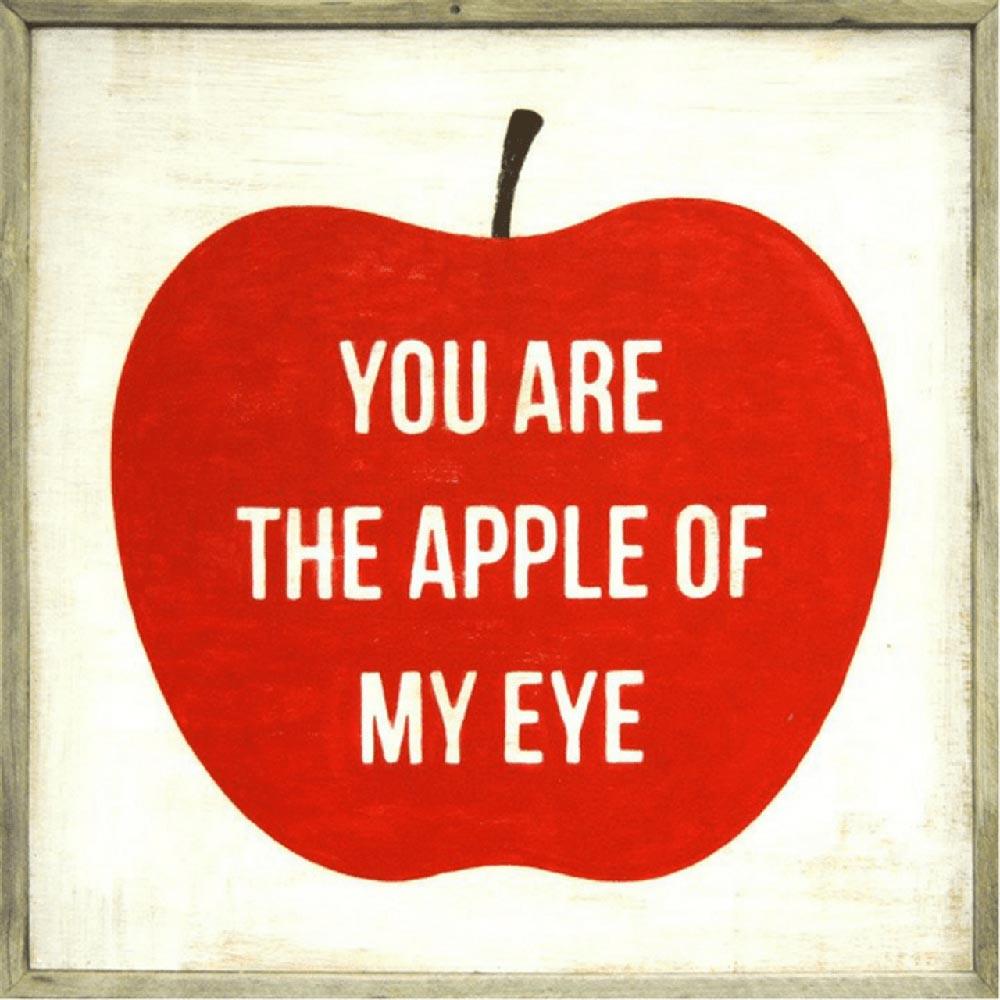 "You Are The Apple Of My Eye" Art Print - Quirks!
