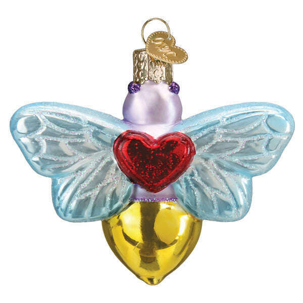 Old World Christmas You Light Up My Life Blown Glass Ornament