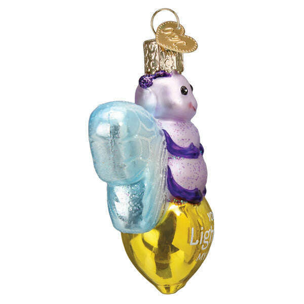 Old World Christmas You Light Up My Life Blown Glass Ornament