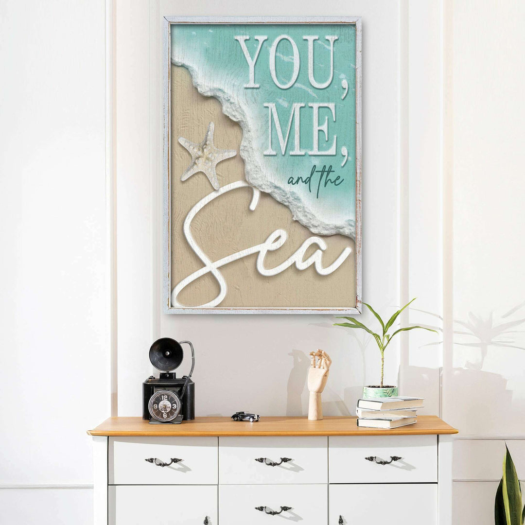 You Me and the Sea Coastal Sign VI