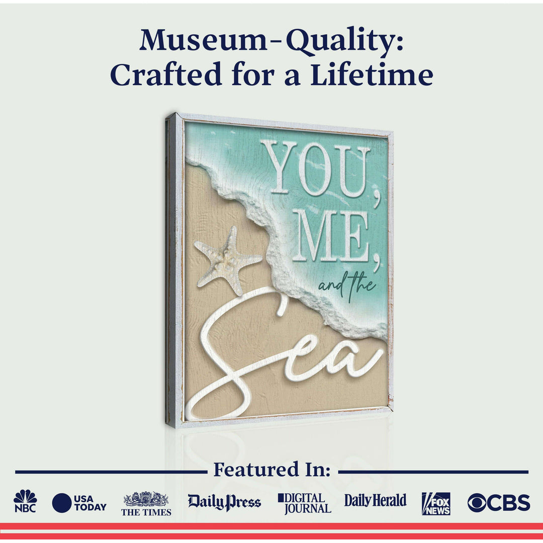 You Me and the Sea Coastal Sign VI
