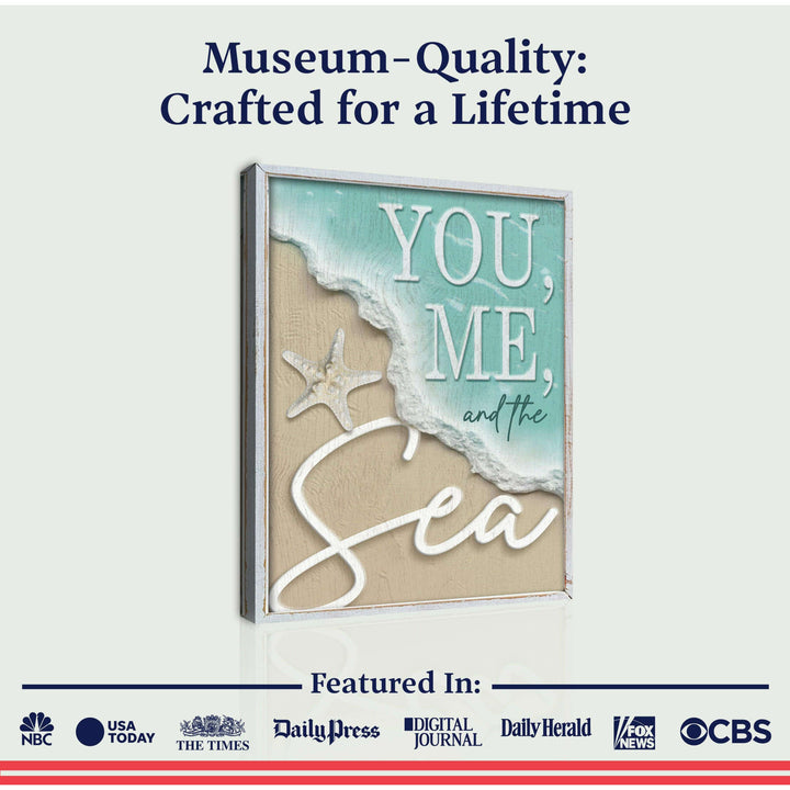 You Me and the Sea Coastal Sign VI