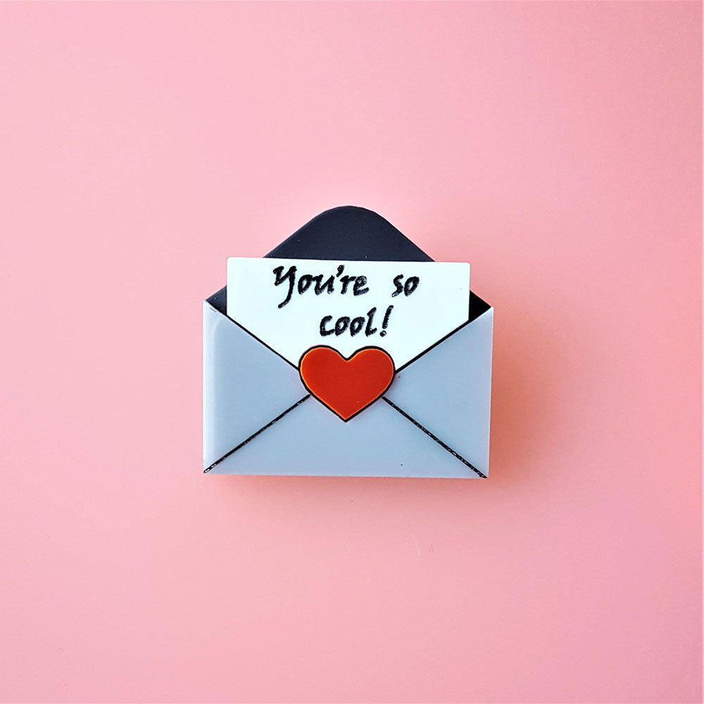 You&rsquo;Re So Cool Brooch by Cherryloco Jewellery 2