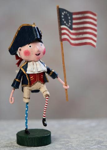 Young Washington Patriotic Figurine by Lori Mitchell - Quirks!