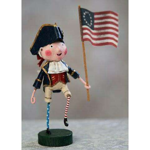 Young Washington Patriotic Figurine by Lori Mitchell – view 3