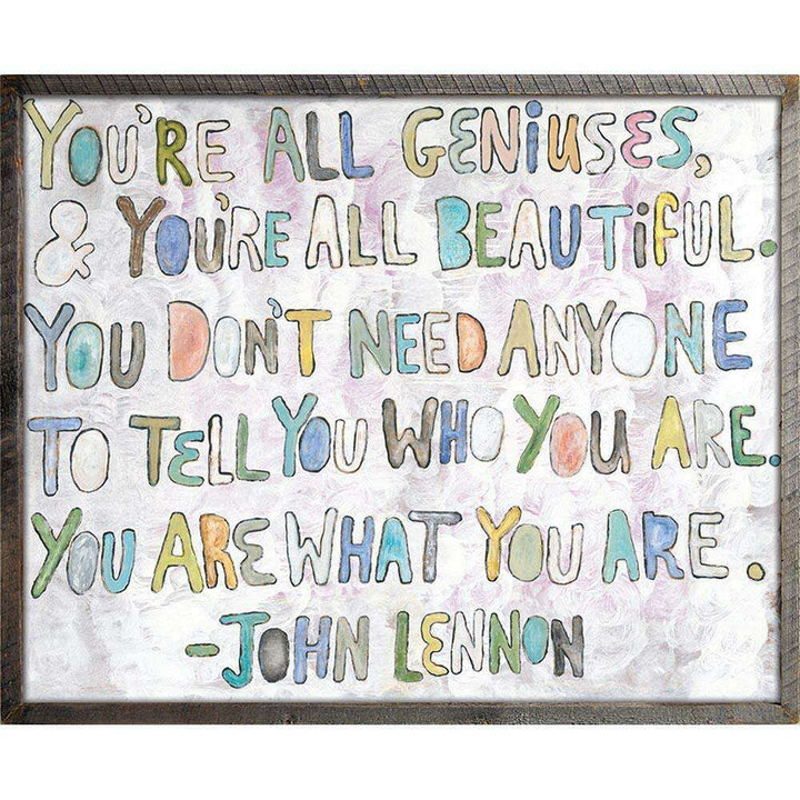 "You're All Geniuses" Art Print - Quirks!