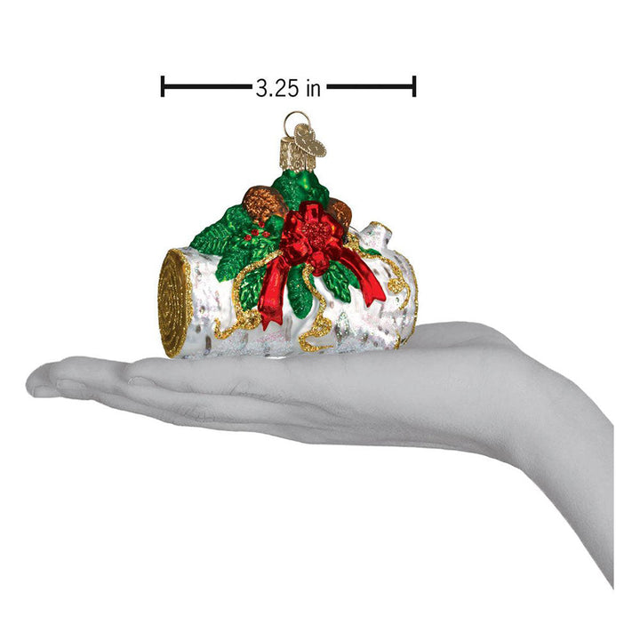 Yule Log Ornament by Old World Christmas image 2