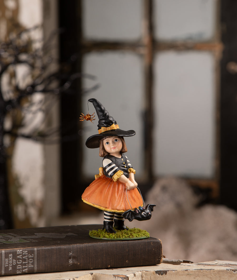 Emery Witch With Bat by Bethany Lowe Designs, halloween decor
