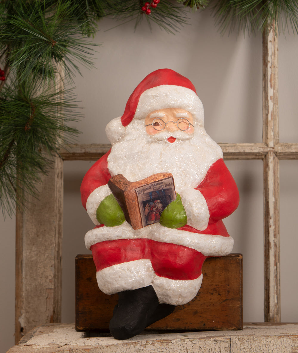 Santa Shelf Sitter by Bethany Lowe Designs, image 2