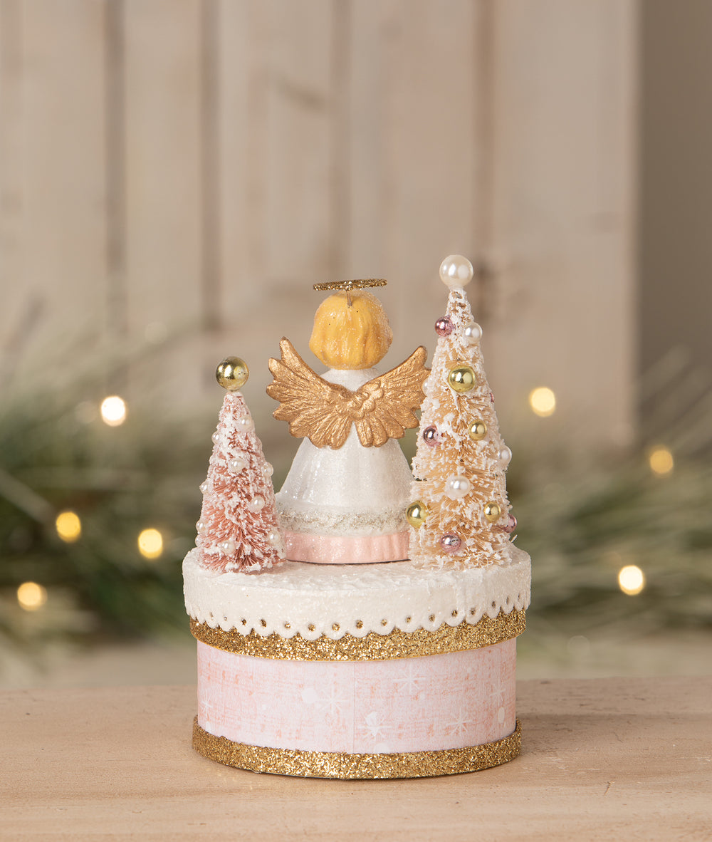 Angel with Trees on Box by Bethany Lowe Designs, image 2