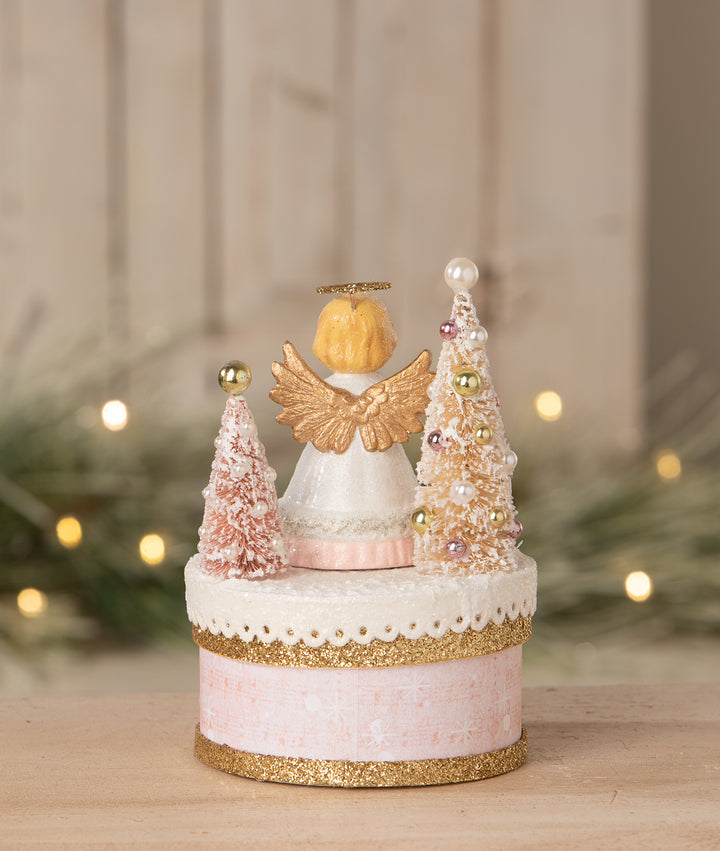 Angel with Trees on Box by Bethany Lowe Designs, image 2