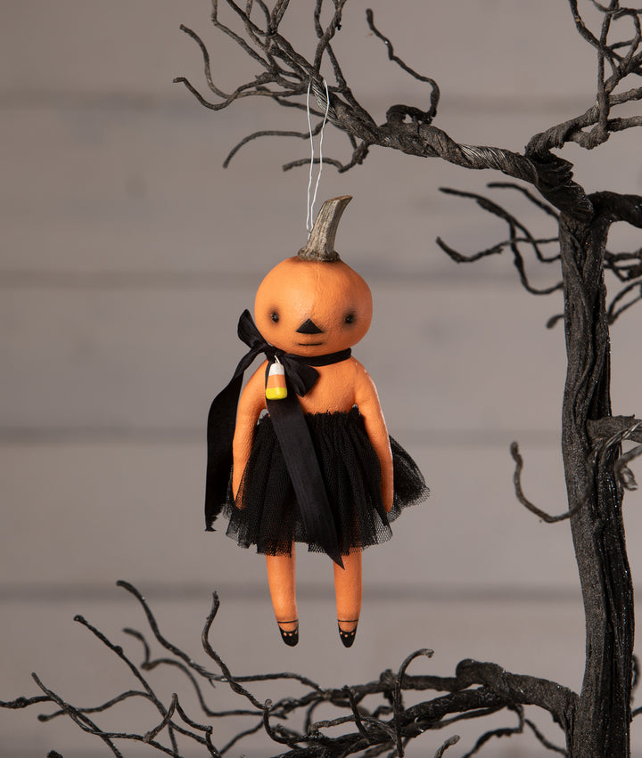 Tabitha Pumpkin Ornament by Bethany Lowe Designs, halloween decor