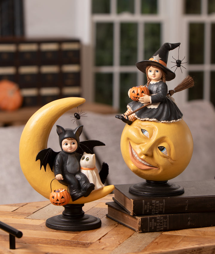 Hattie Witch on Moon by Bethany Lowe Designs, image 4