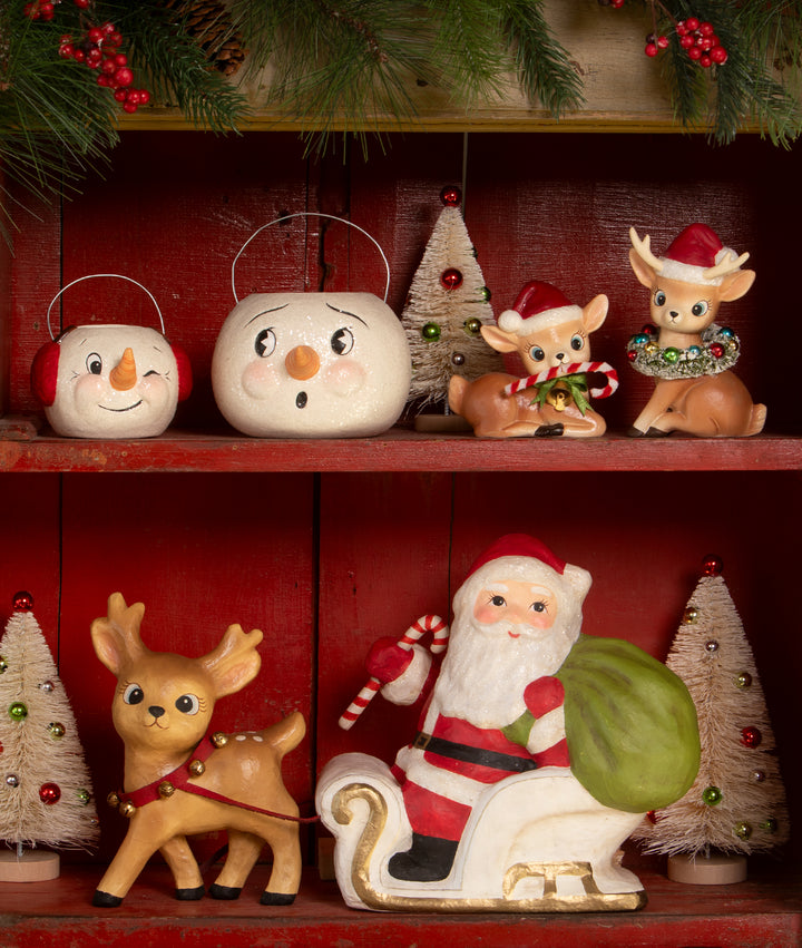 Twinkle Santa's Reindeer by Bethany Lowe Designs, image 4