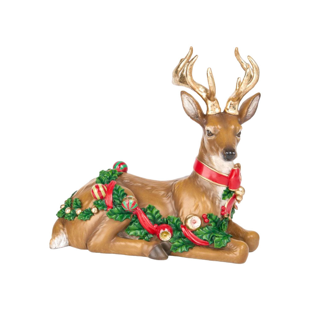 11" Deer w/Bauble Garland - NEW 2024 by December Diamonds image