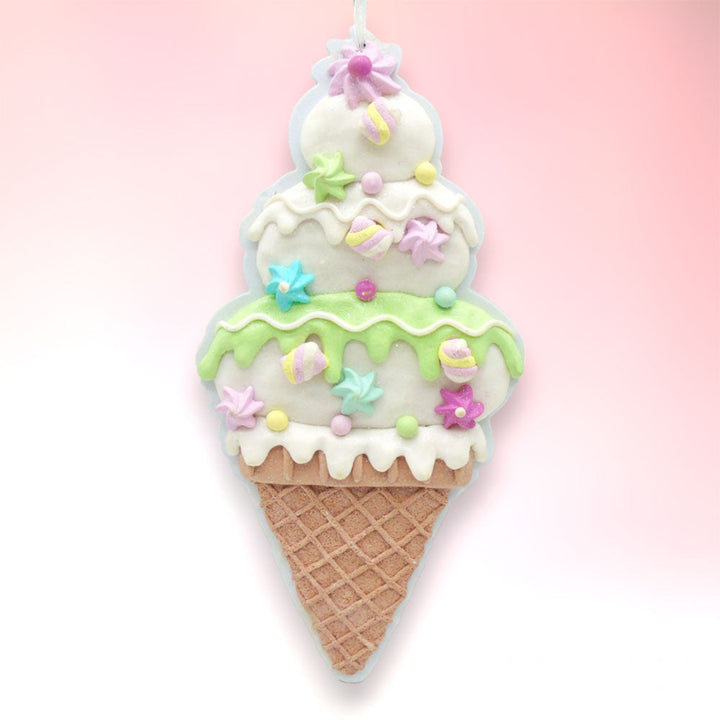 12" ice Cream Cone Ornaments by December Diamonds image