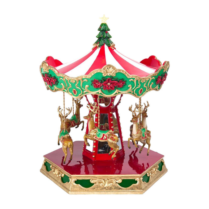 15.75" Reindeer Carousel - NEW 2024 by December Diamonds image