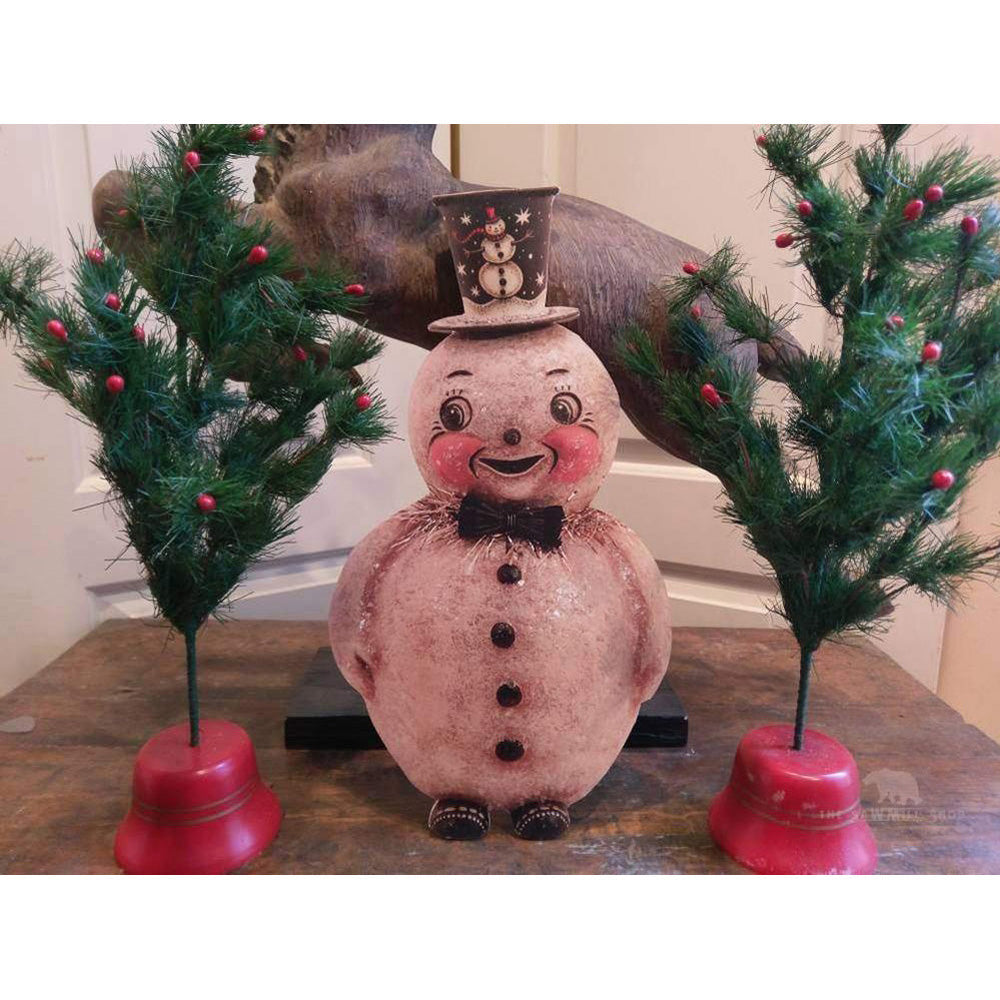 17" Standing Snowman Wood Cutout Johanna Parker Christmas Decor by Sawmill Shop