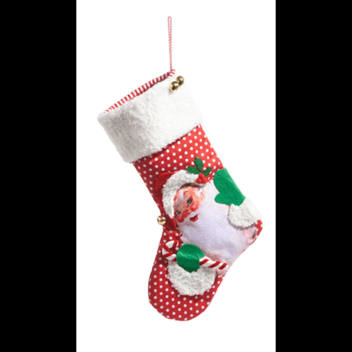 19" Retro Christmas Stocking by Raz Imports