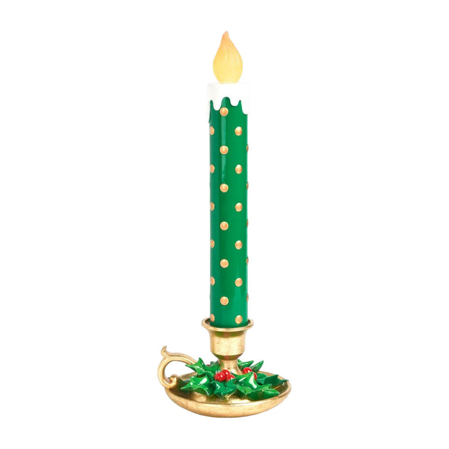 20" Green LED Candle Stick - NEW 2024 by December Diamonds image