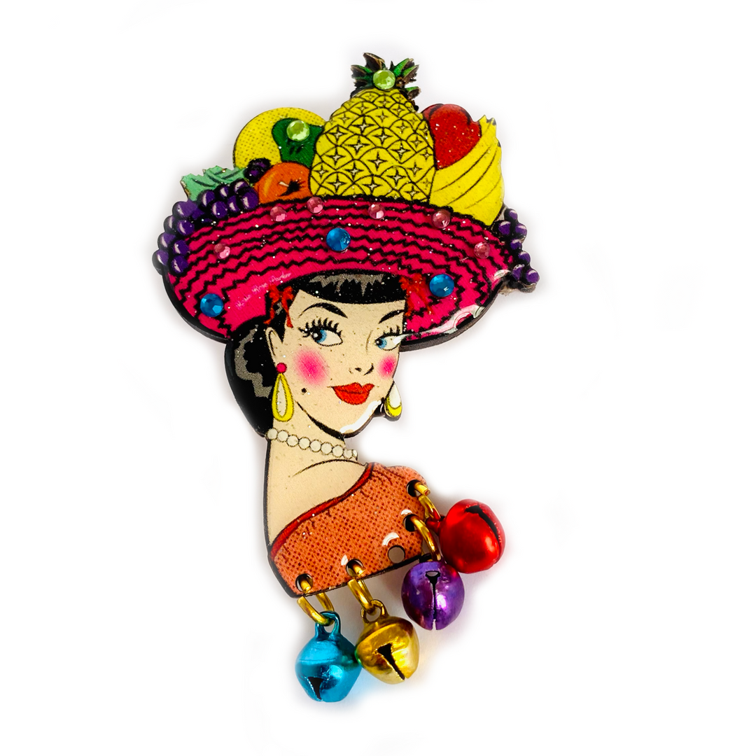 Mexican Cantina Brooch by Rosie Rose Parker