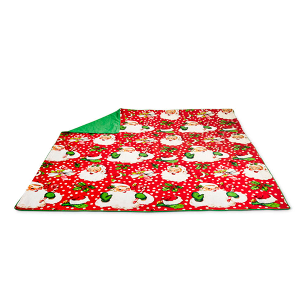 56" Retro Santa Tablecloth by Raz Imports