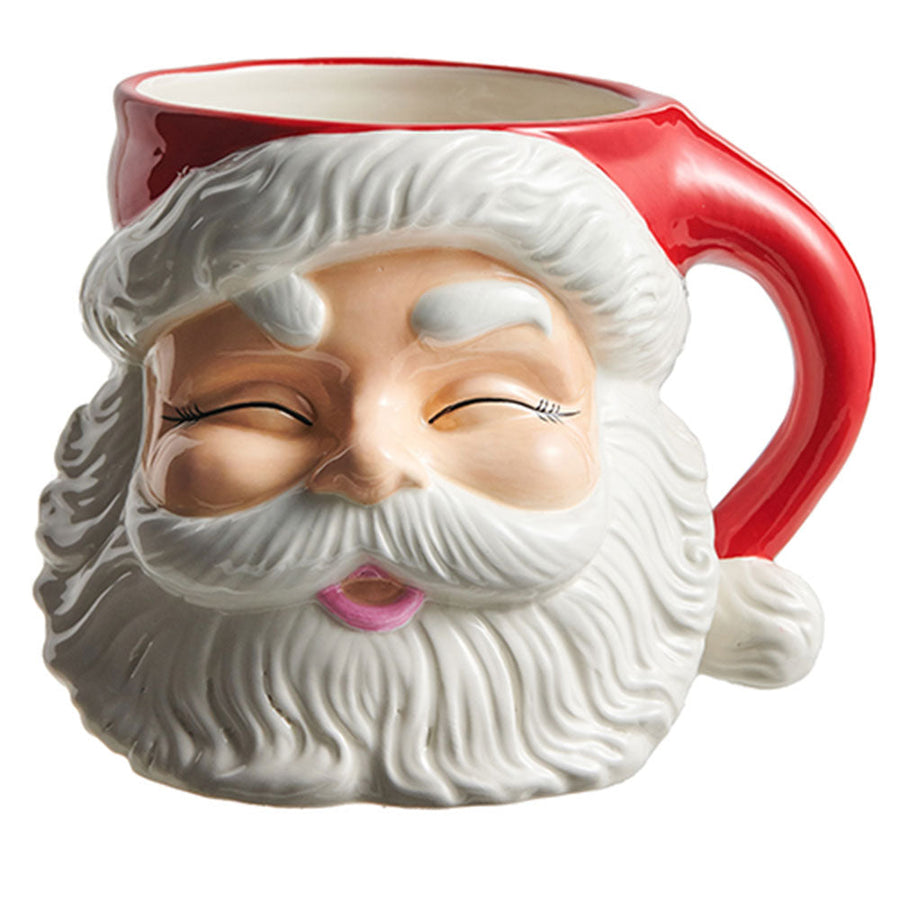 7.5" Red Santa Container by Raz Imports