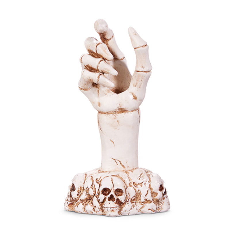 7" Skeleton Hand Candle Holder  by Raz Imports image