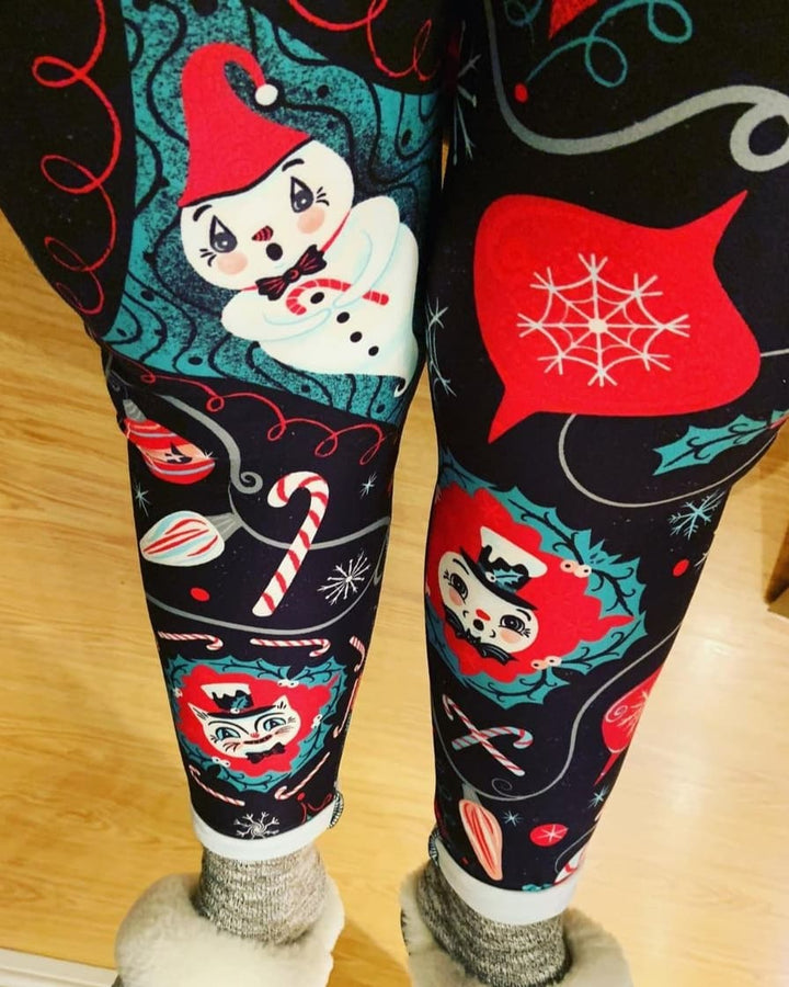 Frosty Spookmas Eve (Johanna Parker Exclusive) - High-quality Handcrafted Vibrant Leggings